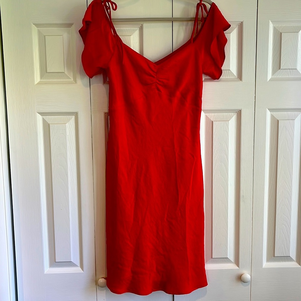 Flirty Red Express mini dress